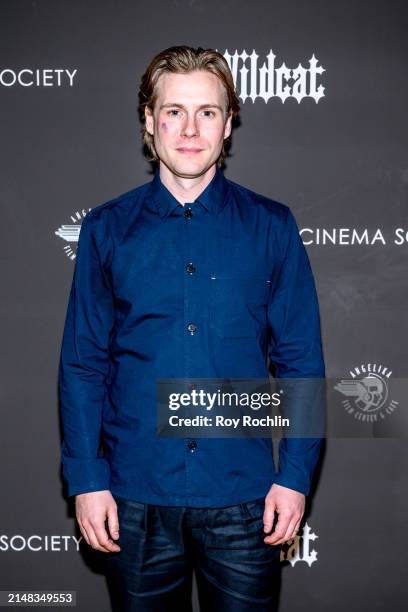Zachary Booth attends a screening of "Wildcat" at Angelika Film Center on April 11, 2024 in New York City.