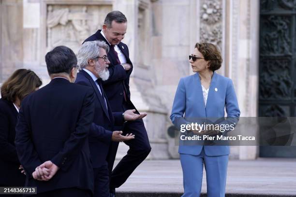 European Commissioner for Transport Adina Valean, Tetsuo Saito, Japanese Transport Minister, Canadian Minister Transport, Pablo Rodriguez, Volker...