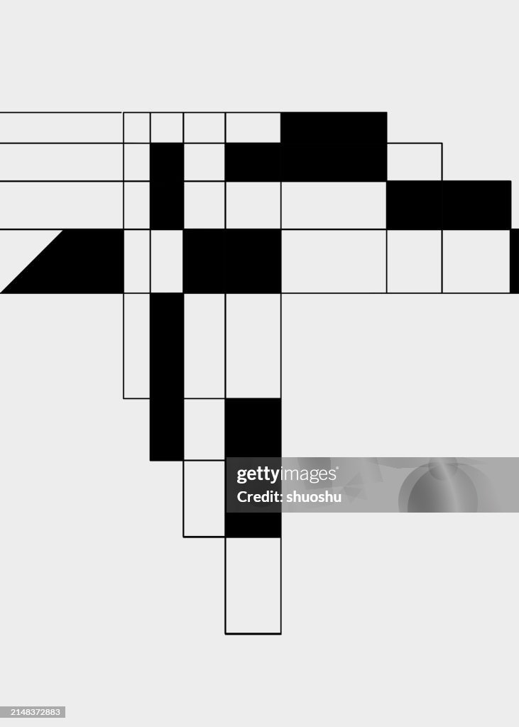Geometric Print Check Abstract Black And White Geometric Check Pattern For Covering ...