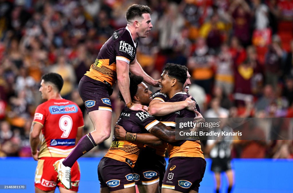 NRL Rd 6 - Broncos v Dolphins