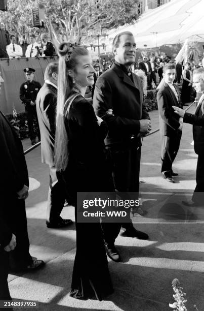 Actor Steven Seagal and Arissa Wolf attend the 68th Annual Academy Awards at the Dorothy Chandler Pavilion in Los Angeles, California on March 25,...