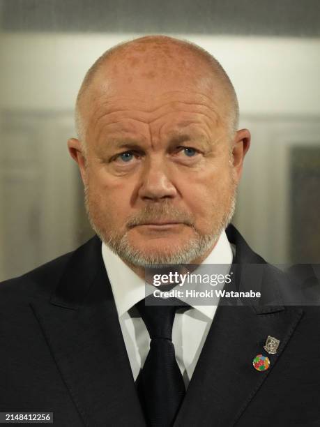 Per-Matias Hoegumo,coach of Urawa Red Diamonds looks on prior to the J.LEAGUE MEIJI YASUDA J1 8th Sec. Match between Kashiwa Reysol and Urawa Red...