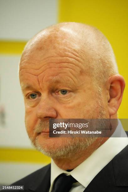 Per-Matias Hoegumo,coach of Urawa Red Diamonds looks on after the J.LEAGUE MEIJI YASUDA J1 8th Sec. Match between Kashiwa Reysol and Urawa Red...