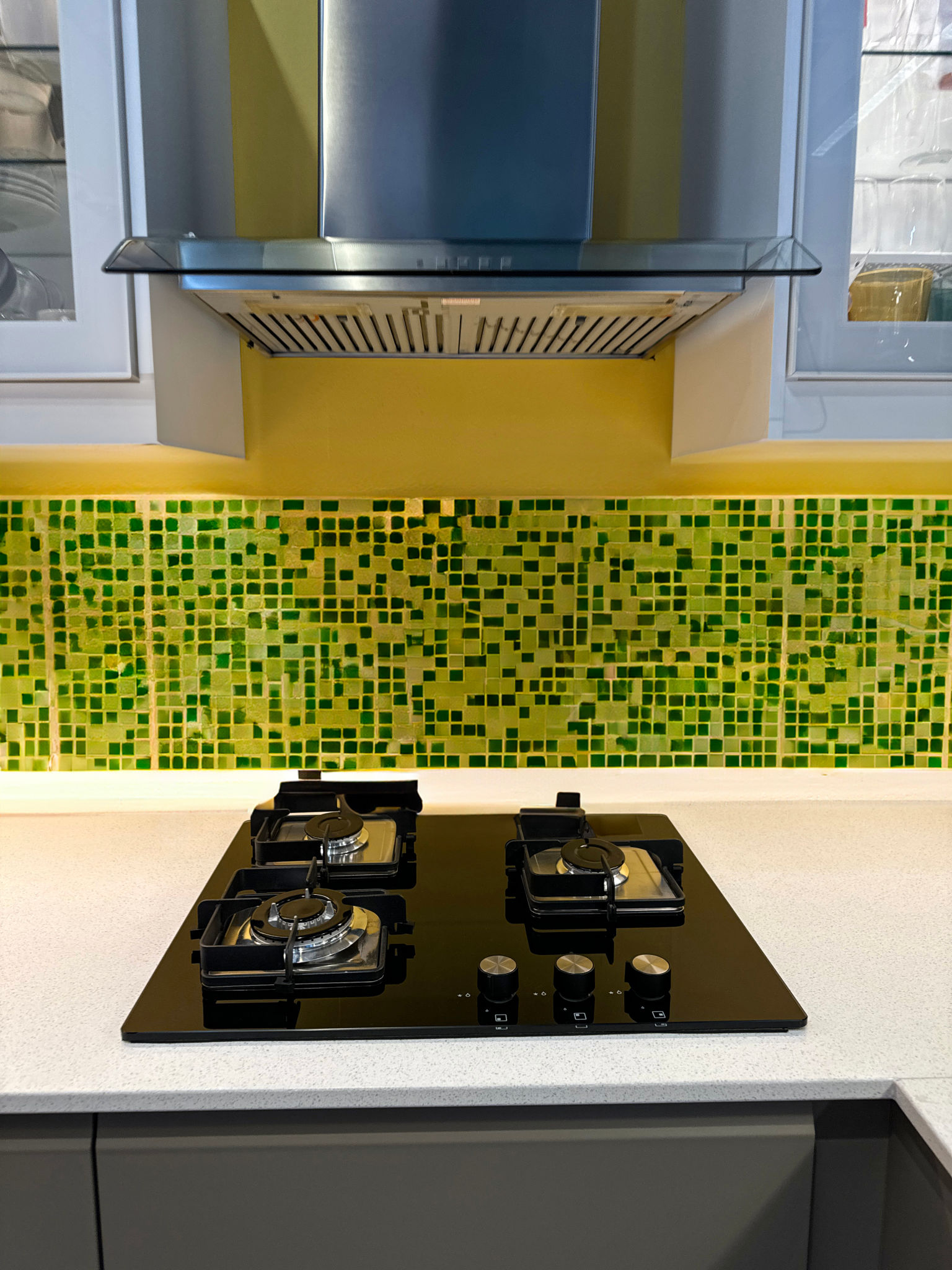 colorful kitchen accents