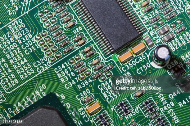 full frame shot of computer chip - printed circuit b stock pictures, royalty-free photos & images