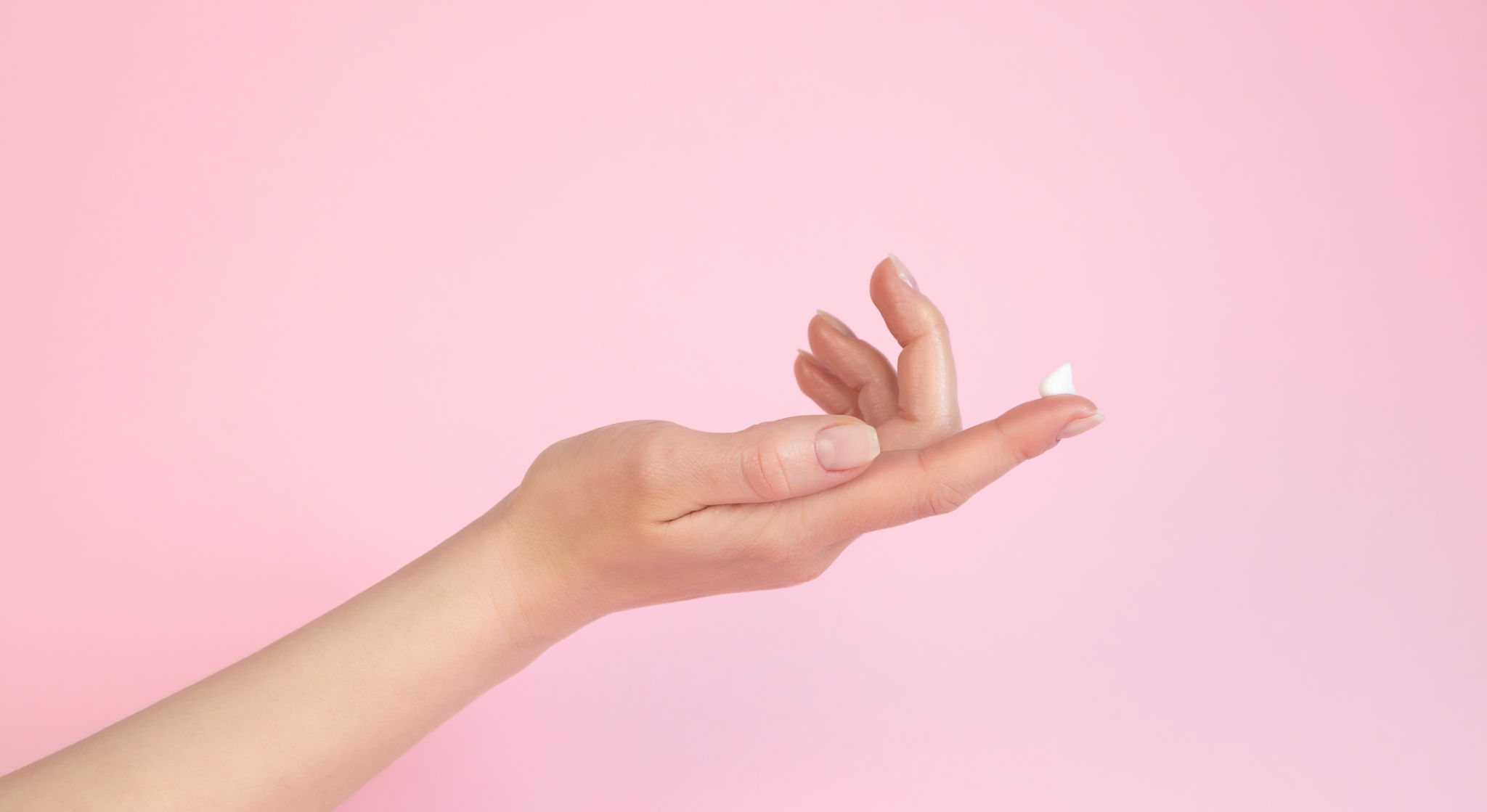 hand cream application