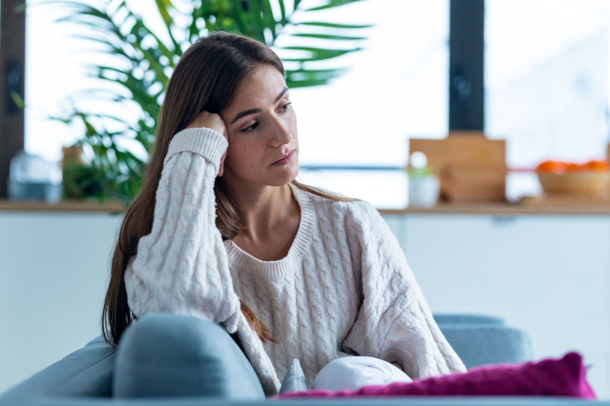 woman sad
