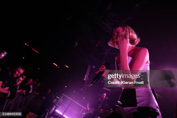 Dagny performs at The Academy Dublin on April 12, 2024 in Dublin, Ireland.