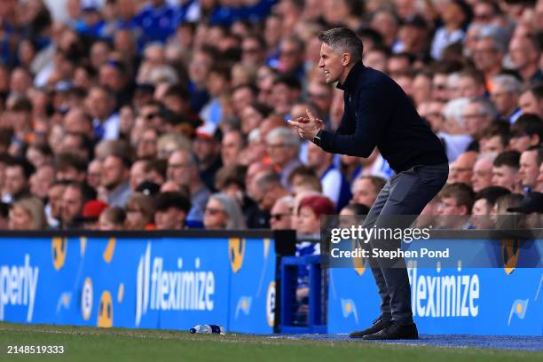 Kieran McKenna, Manager of Ipswich Town during the Sky Bet Championship match between Ipswich Town and Middlesbrough at Portman Road on April 13,...
