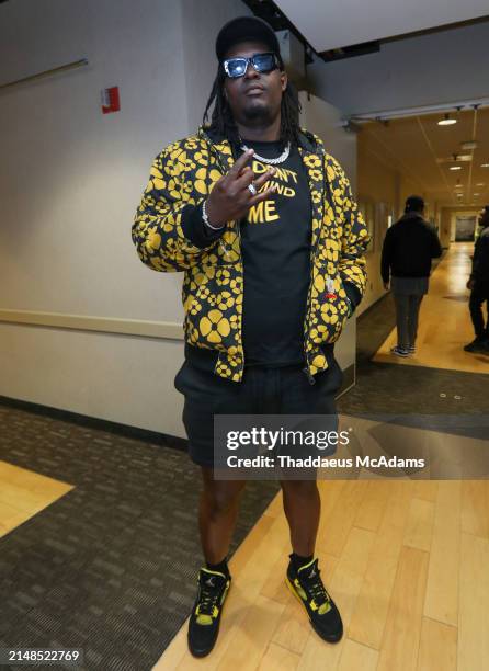 Burns backstage during Spring Fling at Greensboro Coliseum Complex on April 12, 2024 in Greensboro, North Carolina.