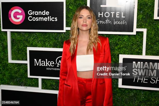 Ashley Benson attends the NEW YOU Beauty BAR / NEW YOU AWARDS at 1 Hotel South Beach on April 13, 2024 in Miami Beach, Florida.