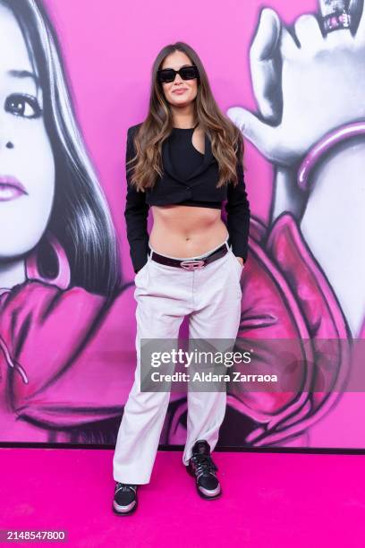 Desiré Cordero attends the Isabel Pantoja 50th Anniversary photocall at WiZink Center on April 13, 2024 in Madrid, Spain.