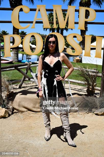Marta Pozzan attends CAMP POOSH 2024 on April 13, 2024 in Thermal, California.