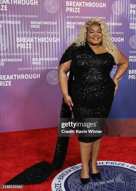 Da'Vine Joy Randolph attends the 10th Annual Breakthrough Prize Ceremony at Academy Museum of Motion Pictures on April 13, 2024 in Los Angeles,...