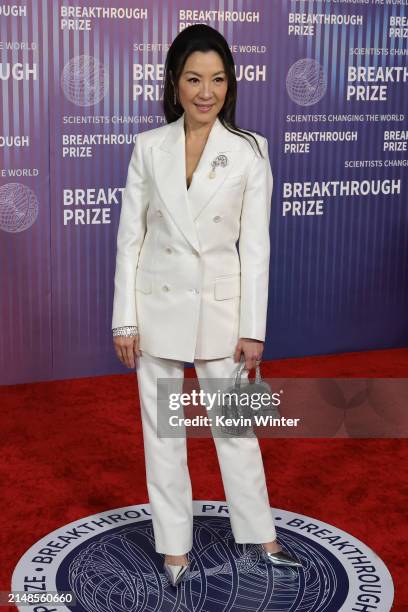 Michelle Yeoh attends the 10th Annual Breakthrough Prize Ceremony at Academy Museum of Motion Pictures on April 13, 2024 in Los Angeles, California.