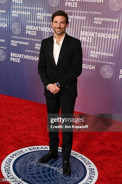 Bradley Cooper attends the 10th Breakthrough Prize Ceremony at the Academy of Motion Picture Arts and Sciences on April 13, 2024 in Los Angeles,...