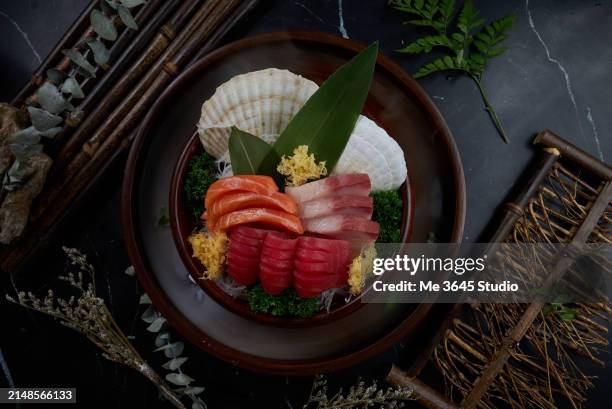 culture japanese food food preparation food preparation for customers in restaurants - washoku stock pictures, royalty-free photos & images