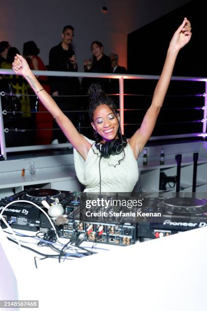 Kilo Kish performs during MOCA Gala 2024 at The Geffen Contemporary at MOCA on April 13, 2024 in Los Angeles, California.