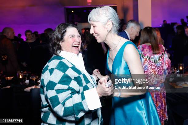 Catherine Opie and Alexandra Grant attend MOCA Gala 2024 at The Geffen Contemporary at MOCA on April 13, 2024 in Los Angeles, California.