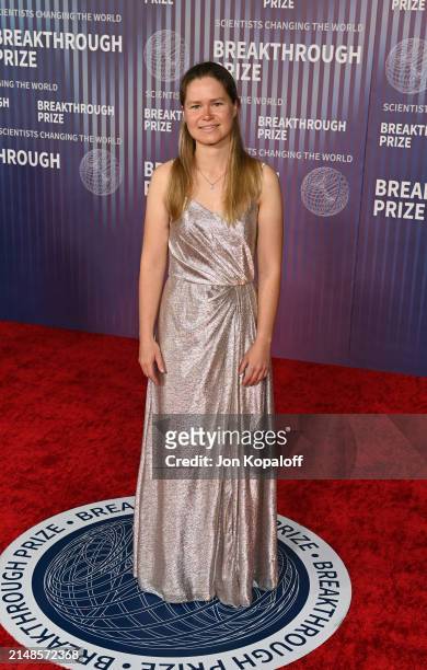 Dr. Hannah Larson attends the 10th Breakthrough Prize Ceremony at the Academy of Motion Picture Arts and Sciences on April 13, 2024 in Los Angeles,...