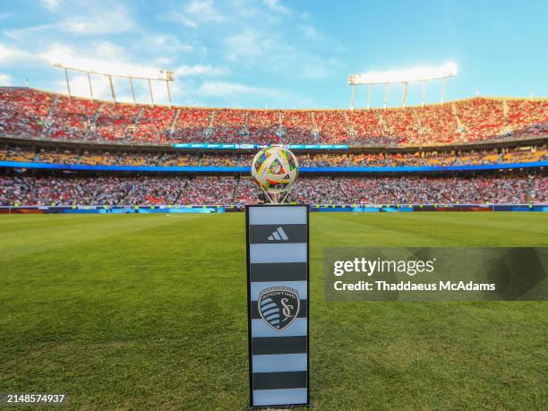 Atmosphere from Inter Miami CF and Sporting Kansas City on Apr 13, 2024 at GEHA Field at Arrowhead Stadium in Kansas City, MO.