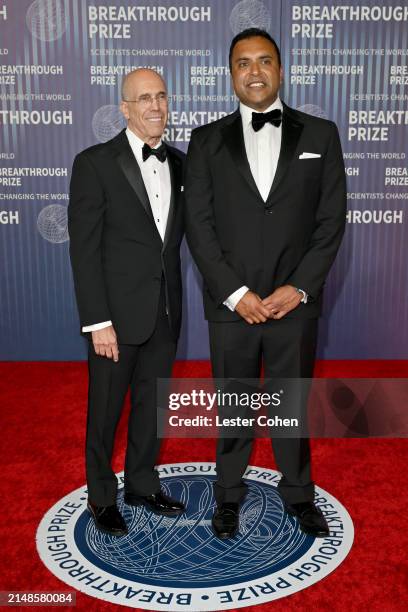 Jeffrey Katzenberg attends the 10th Breakthrough Prize Ceremony at the Academy of Motion Picture Arts and Sciences on April 13, 2024 in Los Angeles,...