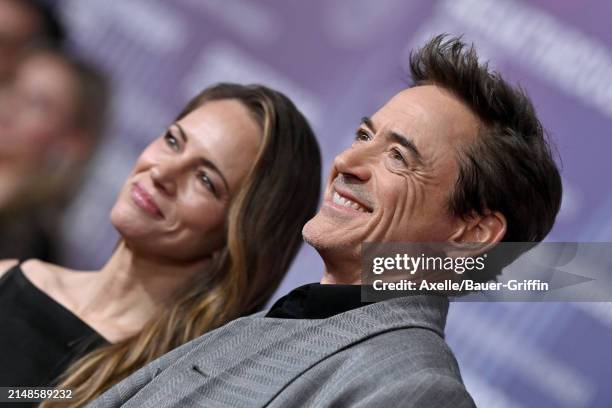 Susan Downey and Robert Downey Jr. Attend the 10th Annual Breakthrough Prize Ceremony at Academy Museum of Motion Pictures on April 13, 2024 in Los...