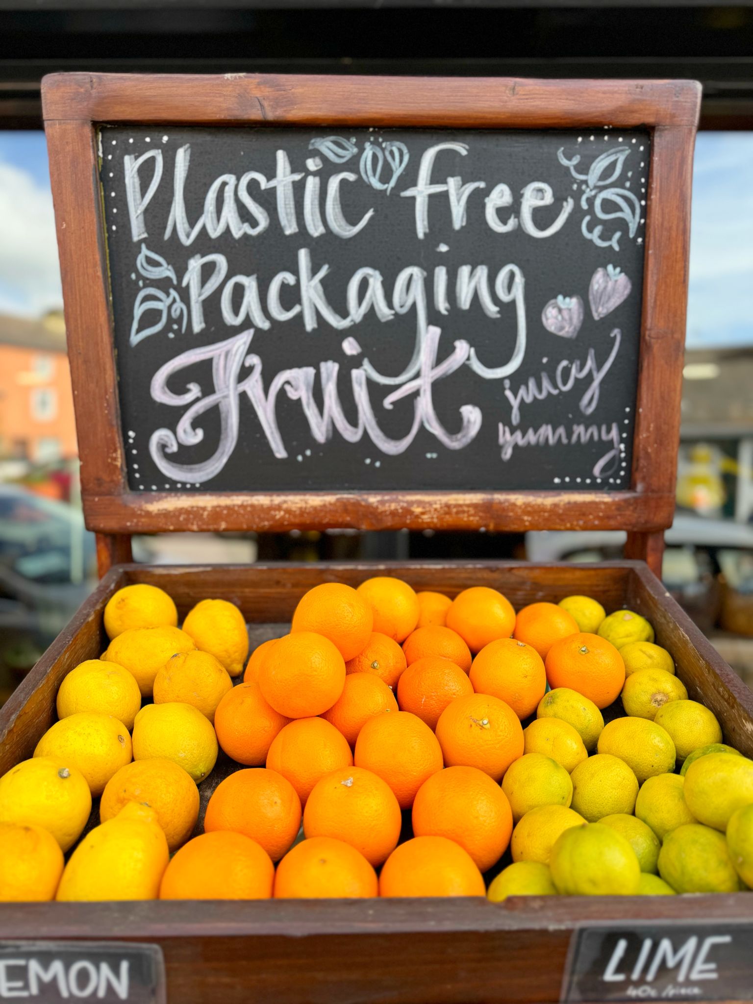 Plastic free packaging lemons oranges and limes Plastic free packaging lemons oranges and limes