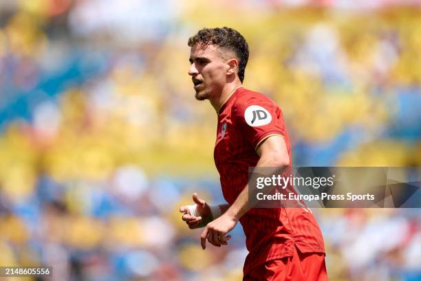 Pedrosa of Sevilla CF in action during the Spanish league, La Liga EA Sports, football match played between UD Las Palmas and Sevilla CF at Estadio...