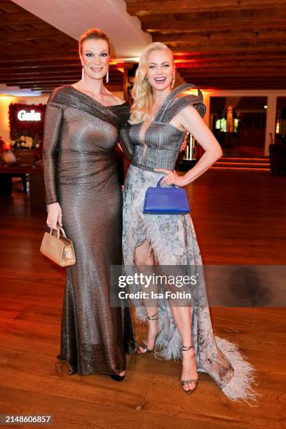 Maria Hoefl-Riesch and Franziska Knuppe during the 2024 Spa Awards at Das Achental on April 13, 2024 in Grassau, Germany.
