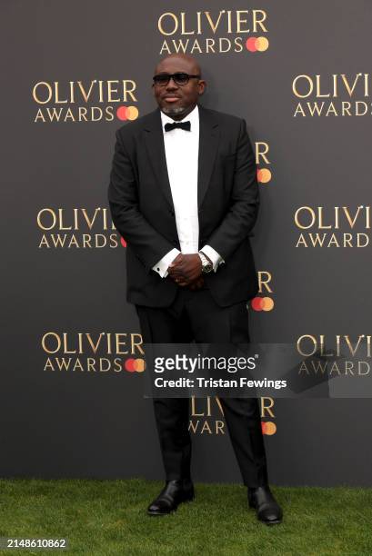 Edward Enninful attends The Olivier Awards 2024 at The Royal Albert Hall on April 14, 2024 in London, England.