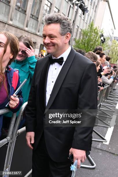 Michael Sheen attends The Olivier Awards 2024 at The Royal Albert Hall on April 14, 2024 in London, England.