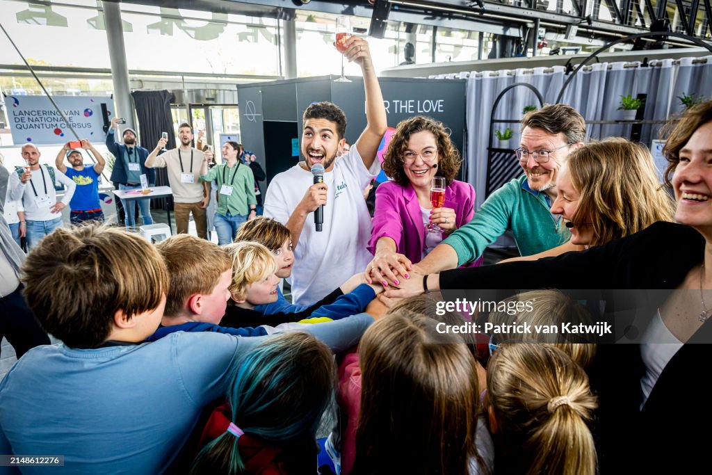 Prince Constantijn Attends Launch Of The National Quantum Course