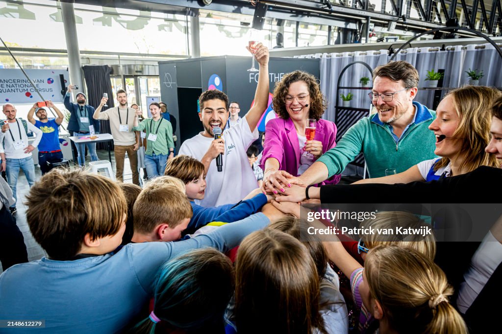 Prince Constantijn Attends Launch Of The National Quantum Course