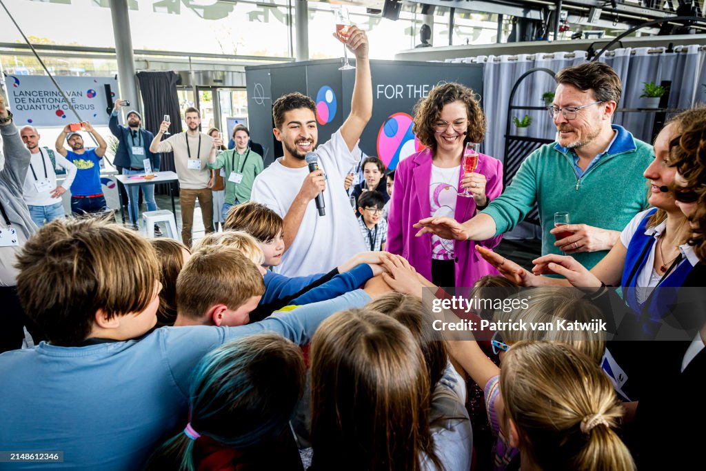 Prince Constantijn Attends Launch Of The National Quantum Course
