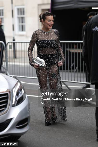 Sheridan Smith seen attending The Olivier Awards 2024 at Royal Albert Hall on April 14, 2024 in London, England.