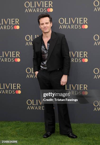 Andrew Scott attends The Olivier Awards 2024 at The Royal Albert Hall on April 14, 2024 in London, England.