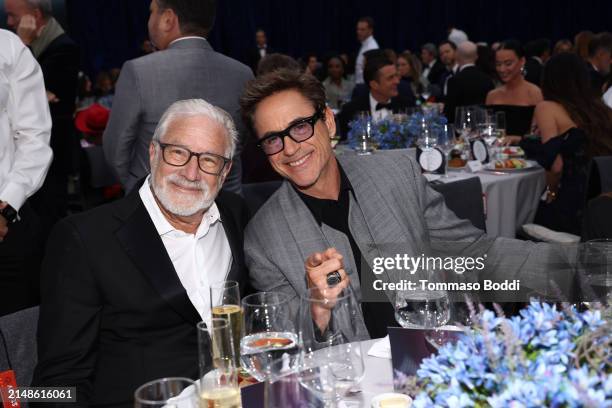 Dr. Richard Klausner and Robert Downey Jr. Attend the 10th Breakthrough Prize Ceremony at the Academy of Motion Picture Arts and Sciences on April...