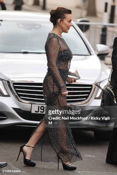 Sheridan Smith arrives for The Olivier Awards 2024 at Royal Albert Hall on April 14, 2024 in London, England.