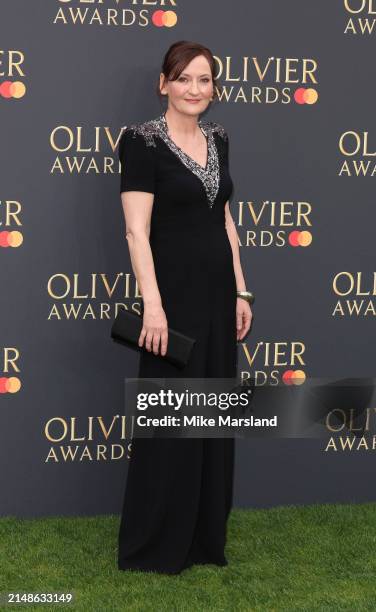 Miriam Buether attends The Olivier Awards 2024 at The Royal Albert Hall on April 14, 2024 in London, England.