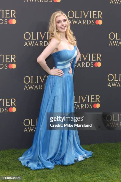 Eleanor Worthington-Cox attends The Olivier Awards 2024 at The Royal Albert Hall on April 14, 2024 in London, England.