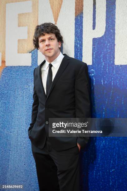 Jesse Eisenberg attends the "Lempicka" Broadway opening night at The Longacre Theatre on April 14, 2024 in New York City.