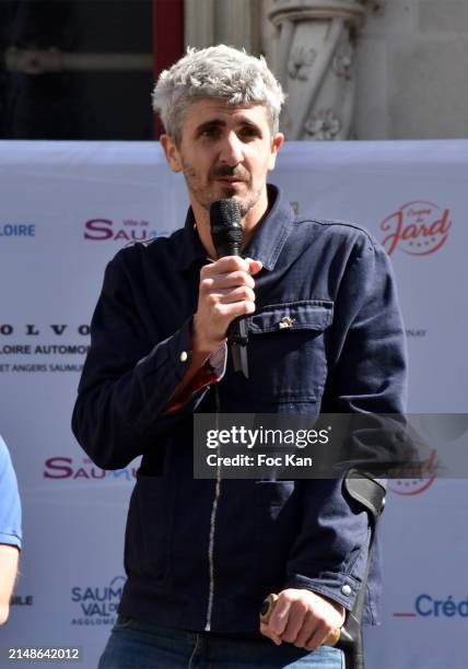 Jean Claude Brialy 2024 Prize for his book “Le Carnaval Sauvage” writer Pierre de Cabissole attends 28th "Journees Nationales Du Livre Et Du Vin"...