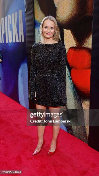 Kate Reinders attends "Lempicka" Broadway opening night at The Longacre Theatre on April 14, 2024 in New York City.