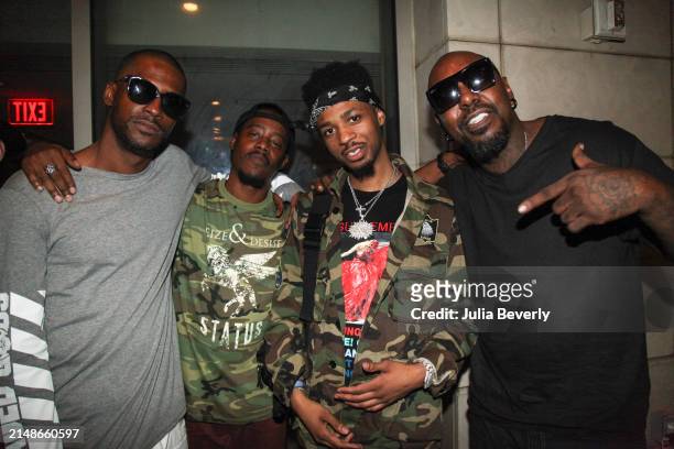 Rico Wade, Ray Murray, Metro Boomin, and Patrick "Sleepy" Brown of Organized Noize at Second Bar and Kitchen for their SXSW dinner on March 16 in...
