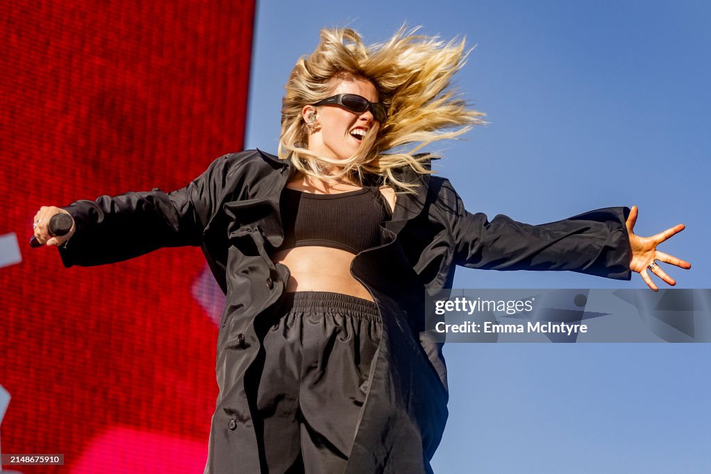 Renee Rapp performs onstage at the 2024 Coachella Valley Music and ...