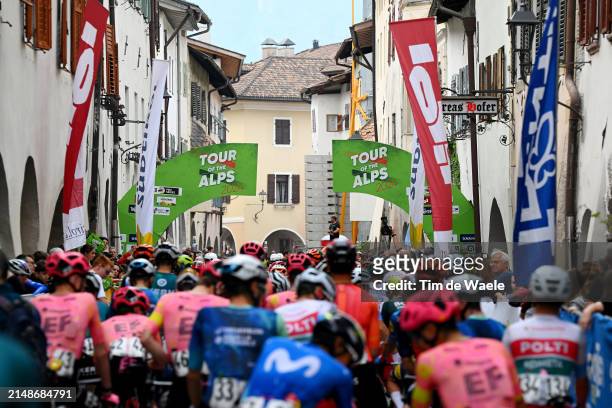 Prior to the 47th Tour of the Alps 2024, Stage 1 a 133.3km stage from Neumarkt - Egna to Kurtinig - Cortina / #UCIWT / on April 15, 2024 in Egna,...