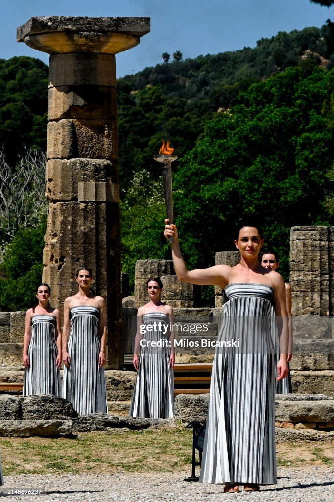 Rehearsal of Lighting Ceremony Of The Olympic Flame