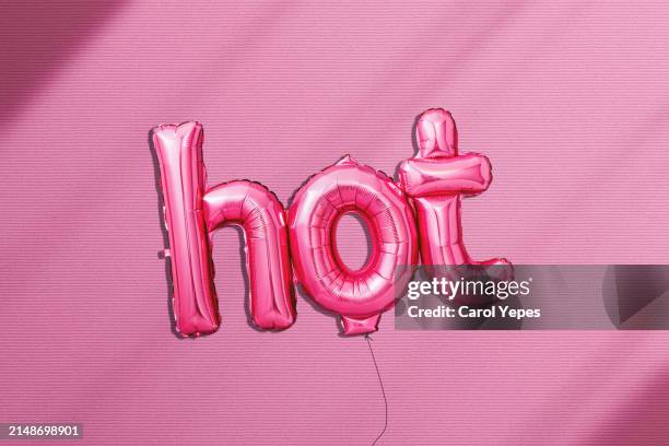 hot foil balloon - text vector stock pictures, royalty-free photos & images