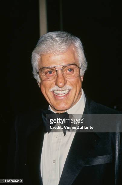 American actor and comedian Dick Van Dyke, wearing a tuxedo and bow tie, attends the 2nd Annual Comedy Hall of Fame ceremony, at the Beverly Hilton...